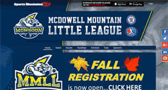 Desktop Screenshot of mmllbaseball.com
